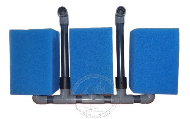 Akvarijní filtr 3 x bio molitan 10x10x16 cm